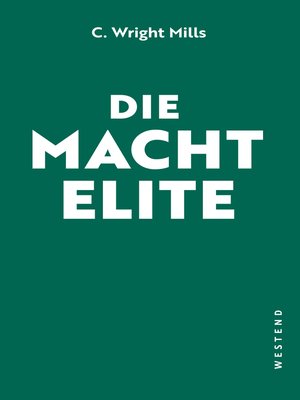cover image of Die Machtelite